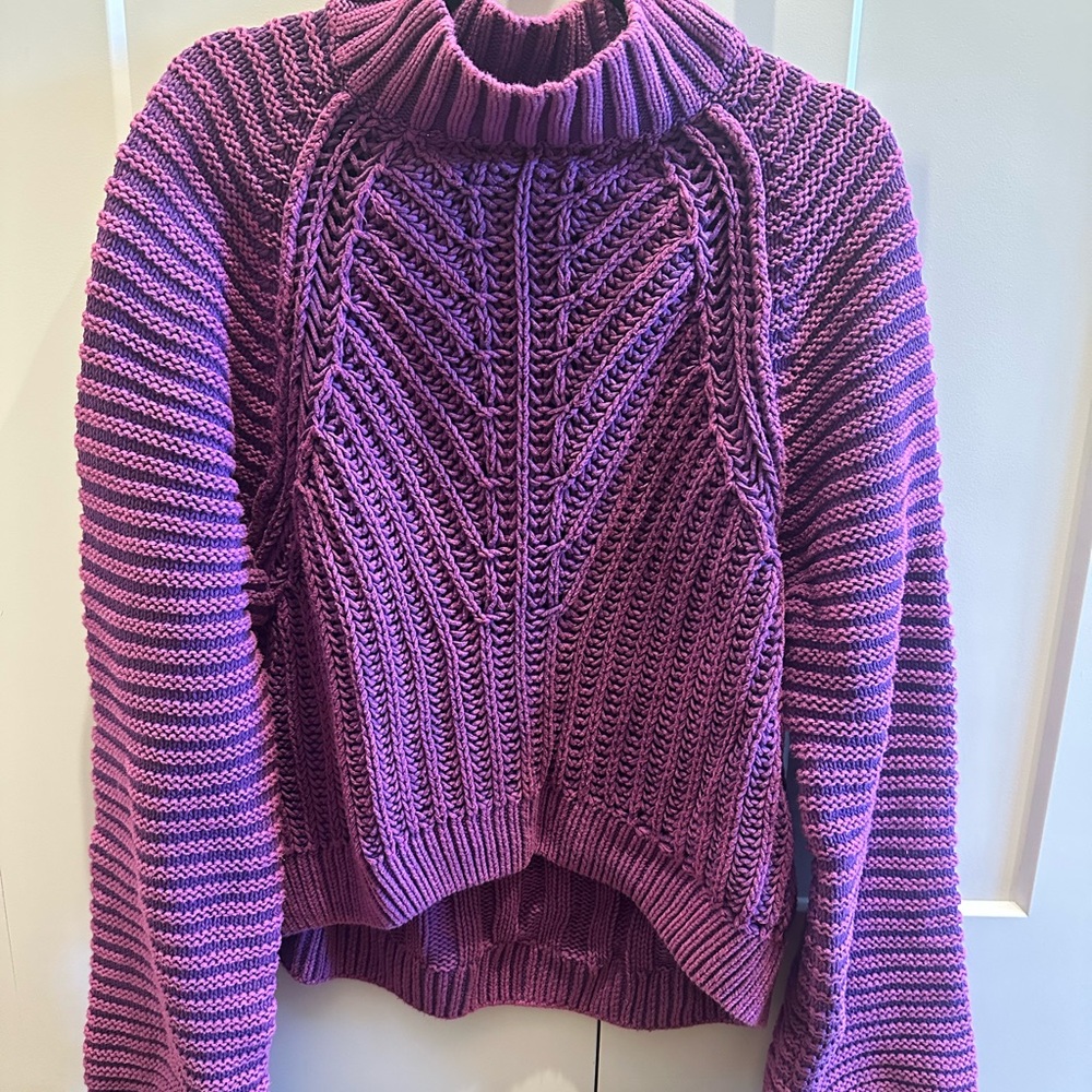 Free People Purple Sweater